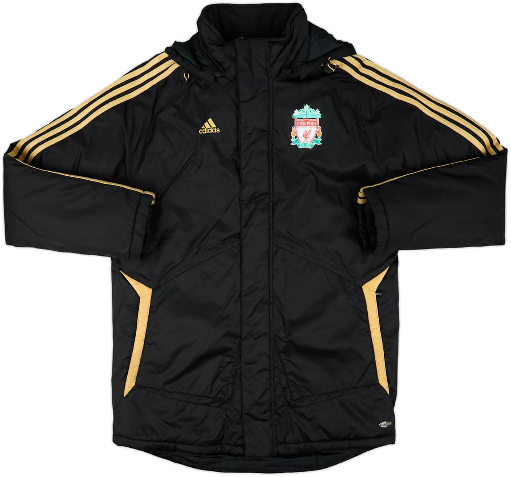2008-09 Liverpool adidas Padded Bench Coat - 6/10 - (S)