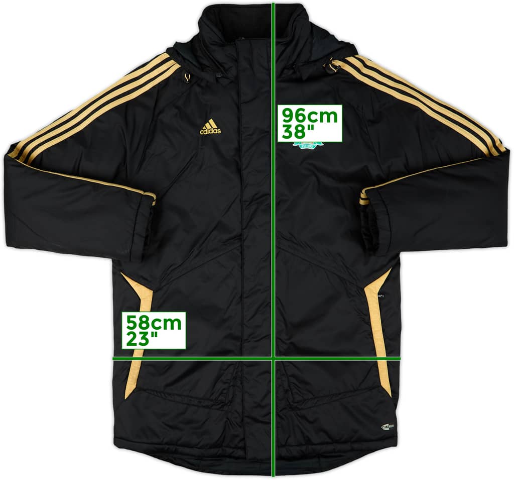 2008-09 Liverpool adidas Padded Bench Coat - 6/10 - (S)