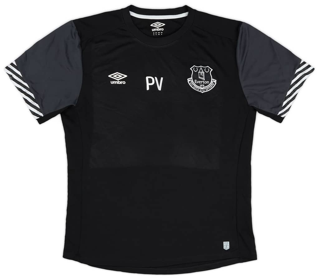 2014-15 Everton Umbro Staff Issue Training Shirt 'PV' - 9/10 - (XL)