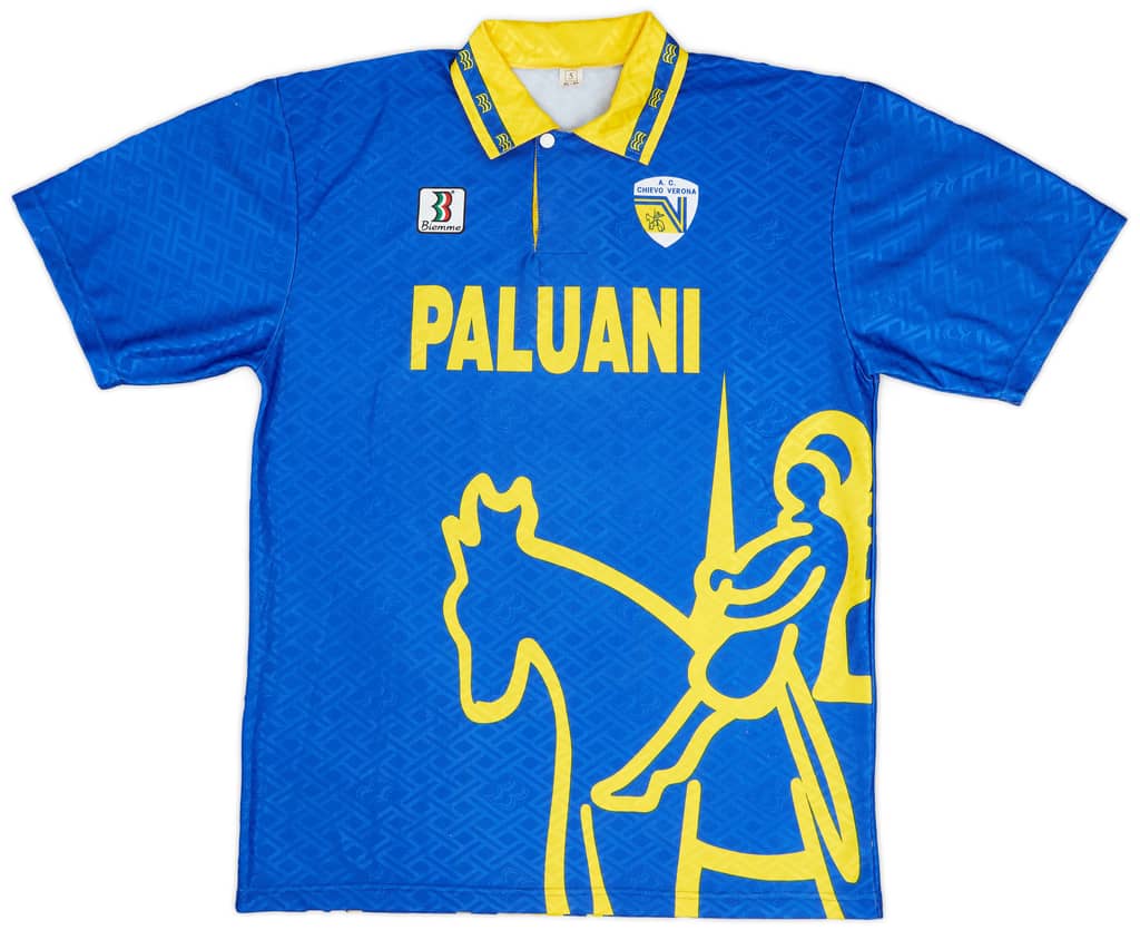 1995-96 Chievo Verona Home Shirt #6 - 9/10 - (XL)