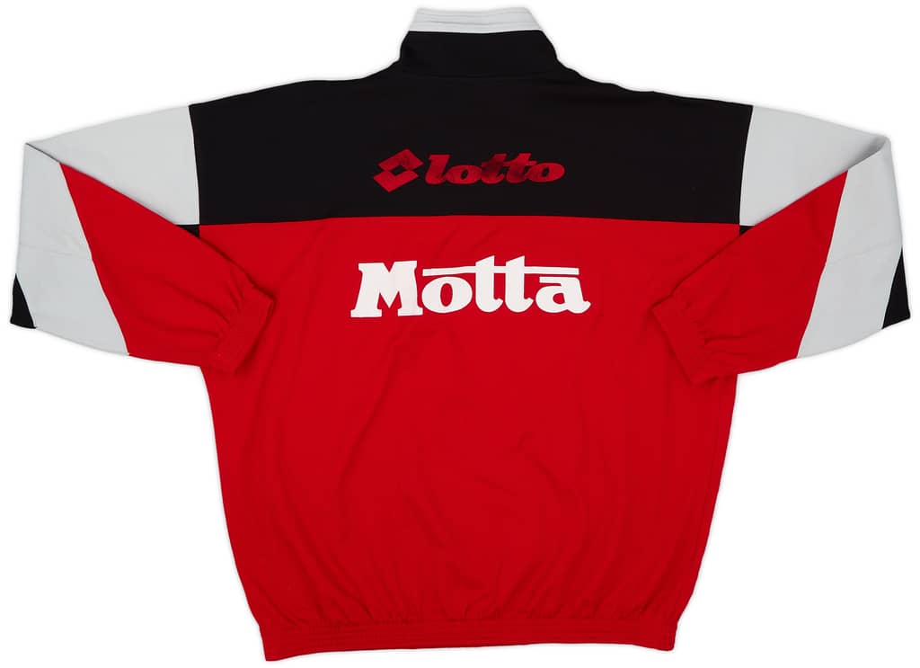 1993-94 AC Milan Lotto 1/4 Zip Track Jacket - 7/10 - (L)