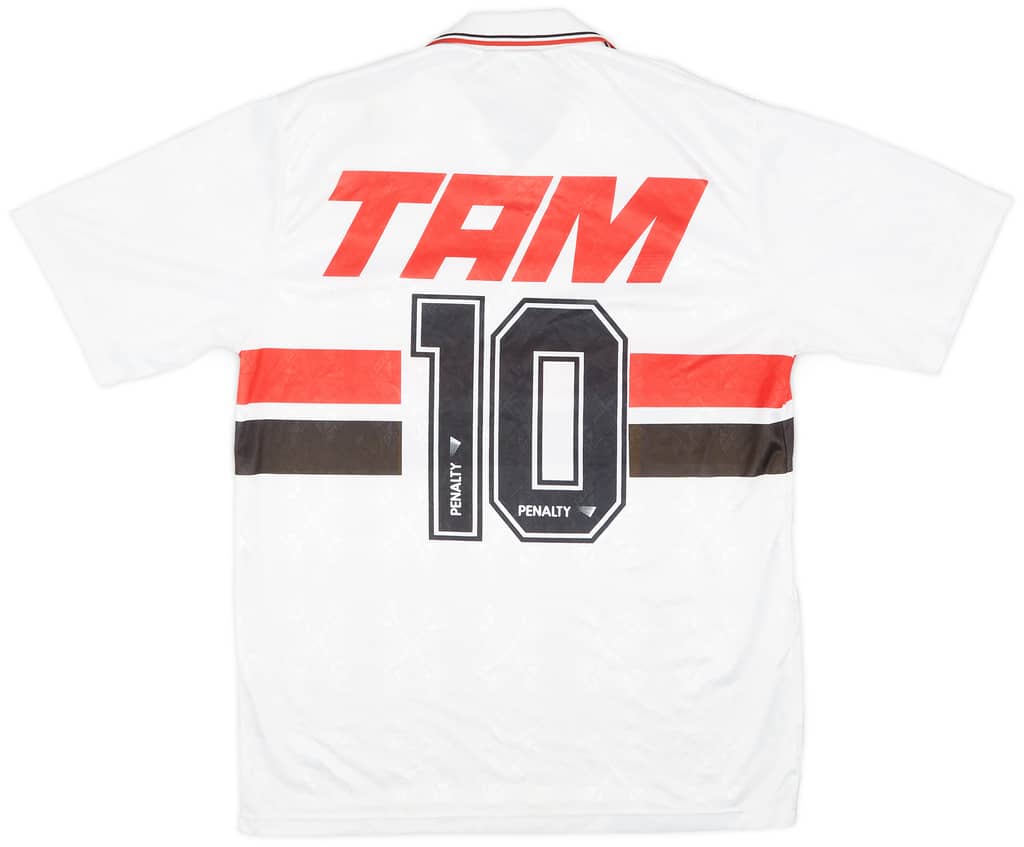 1994 Sao Paulo Home Shirt #10 (Juninho) - 9/10 - (XL)