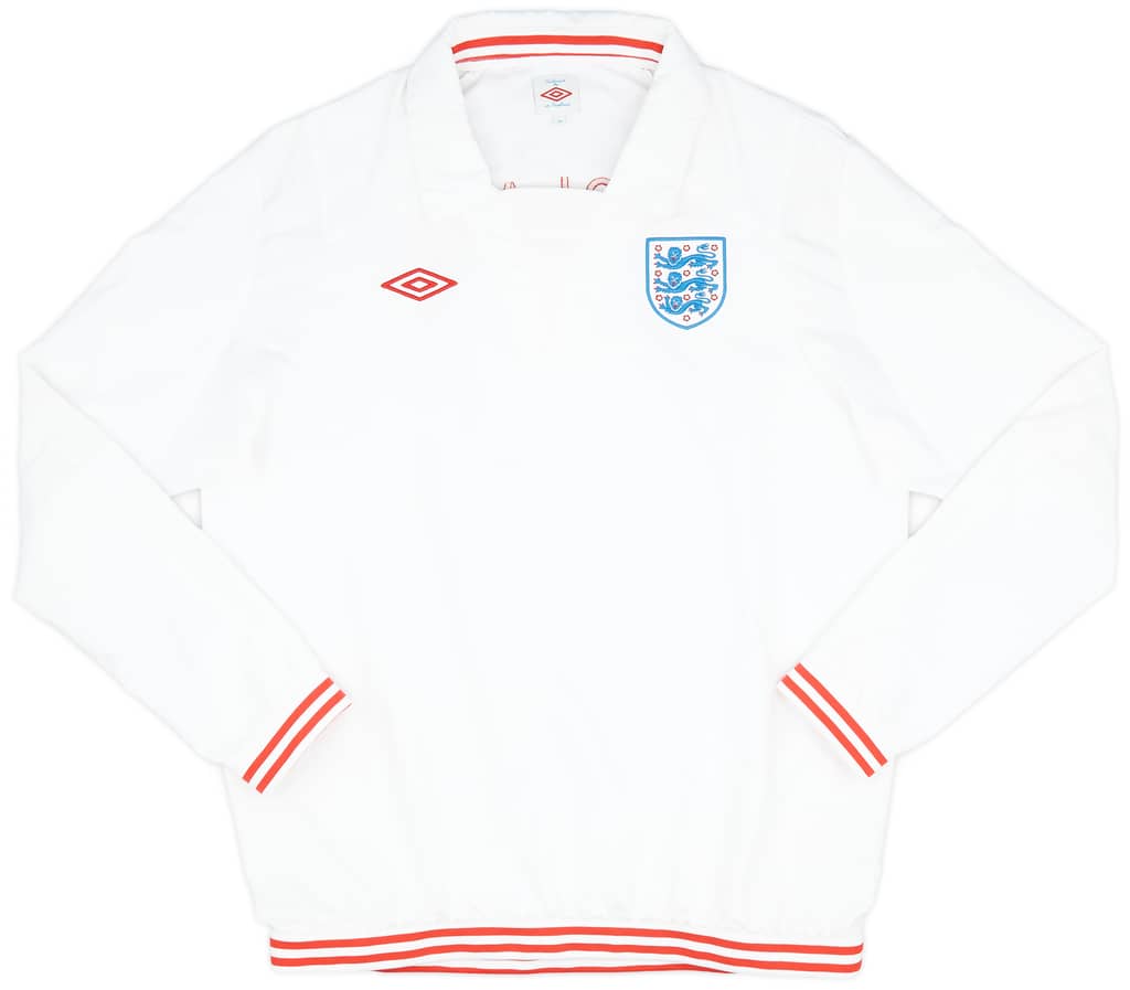 2010-11 England Umbro Drill Top - 9/10 - (XL)