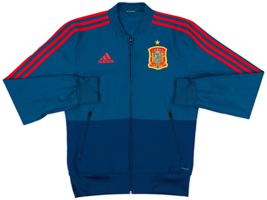 2017-18 Spain adidas Track Jacket - 8/10 - (S)