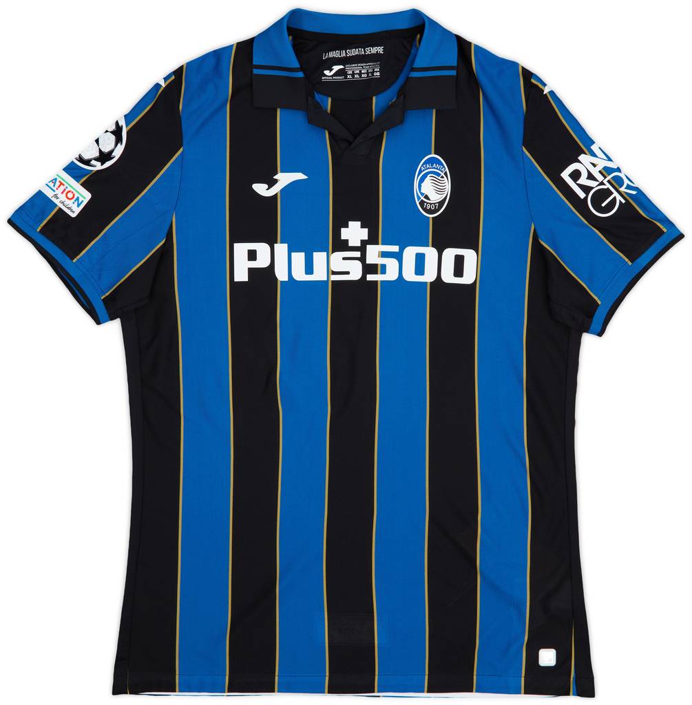 2021-22 Atalanta Match Issue Champions League Home Shirt Ilicic #72