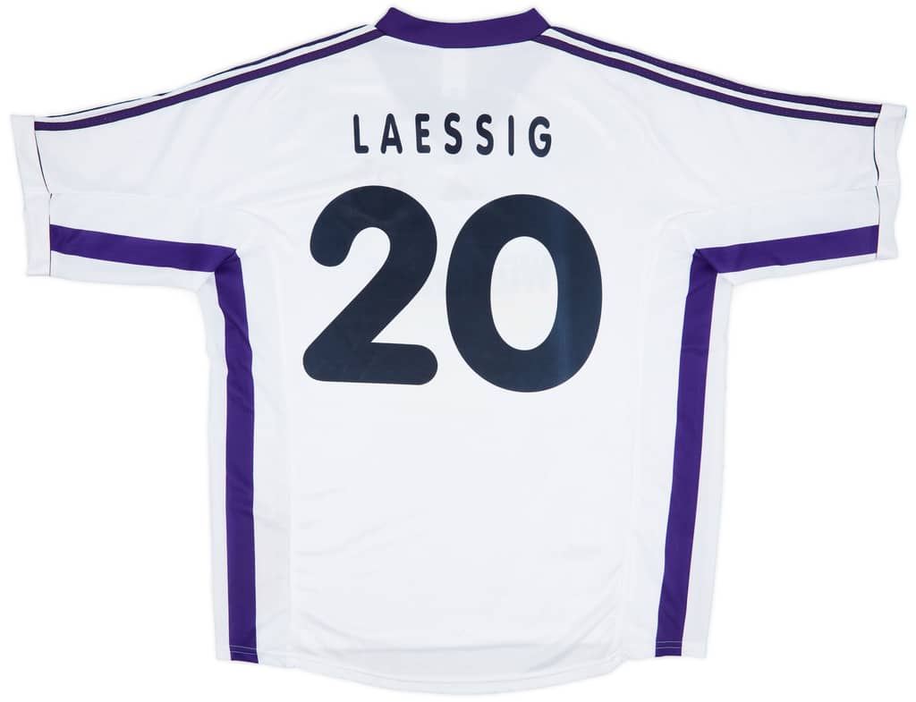 1998 Austria Salzburg Match Worn Intertoto Cup Home Shirt Laessig #20