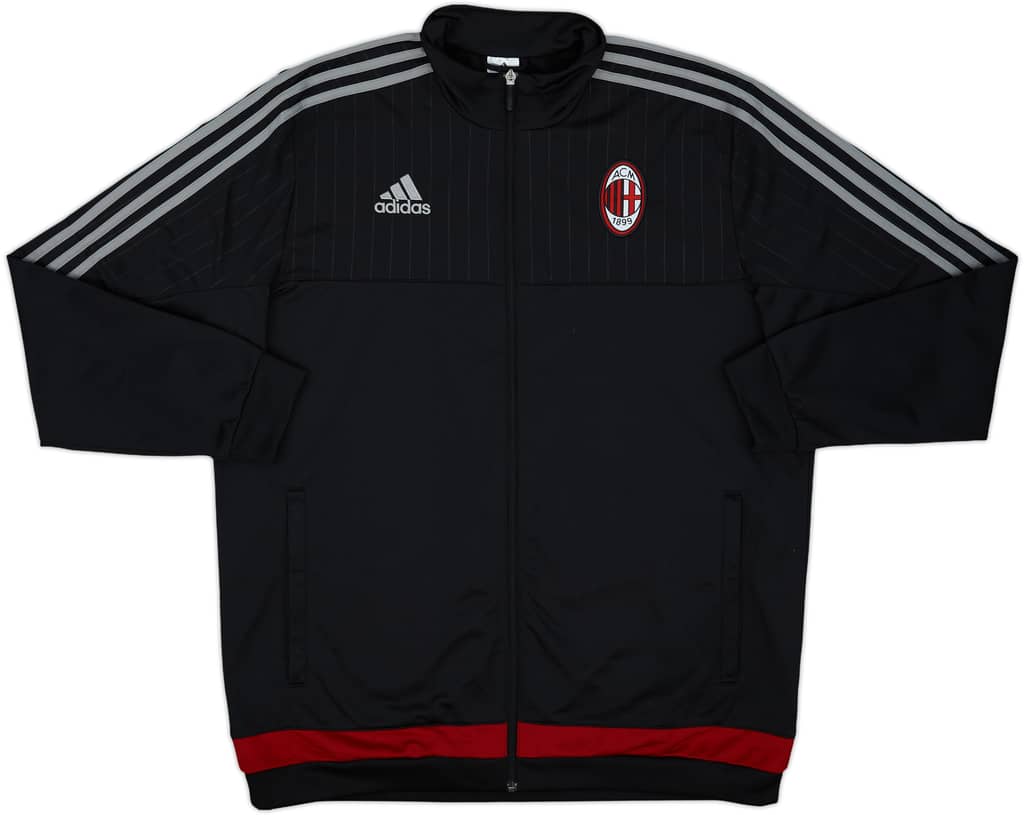 2015-16 AC Milan adidas Track Jacket - 8/10 - (XL)