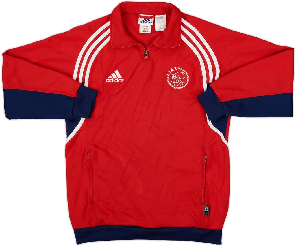 2000-01 Ajax adidas 1/4 Zip Drill Top - 6/10 - (XL.Boys)