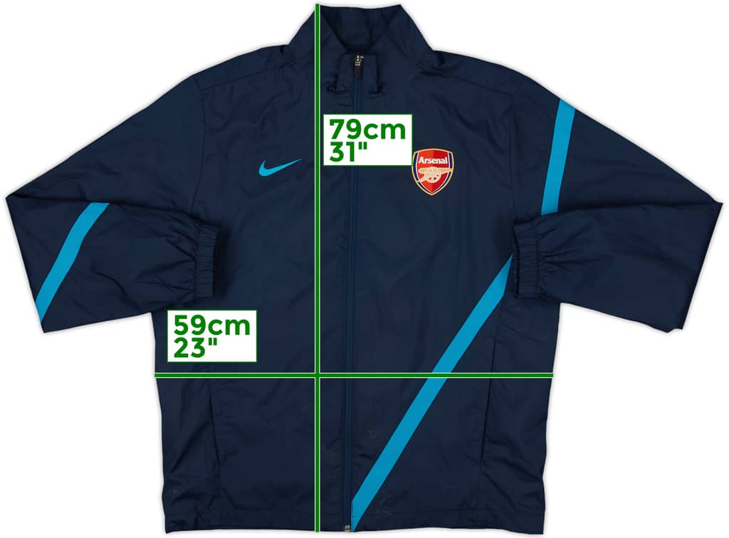 2011-12 Arsenal Nike Track Jacket - 6/10 - (L)