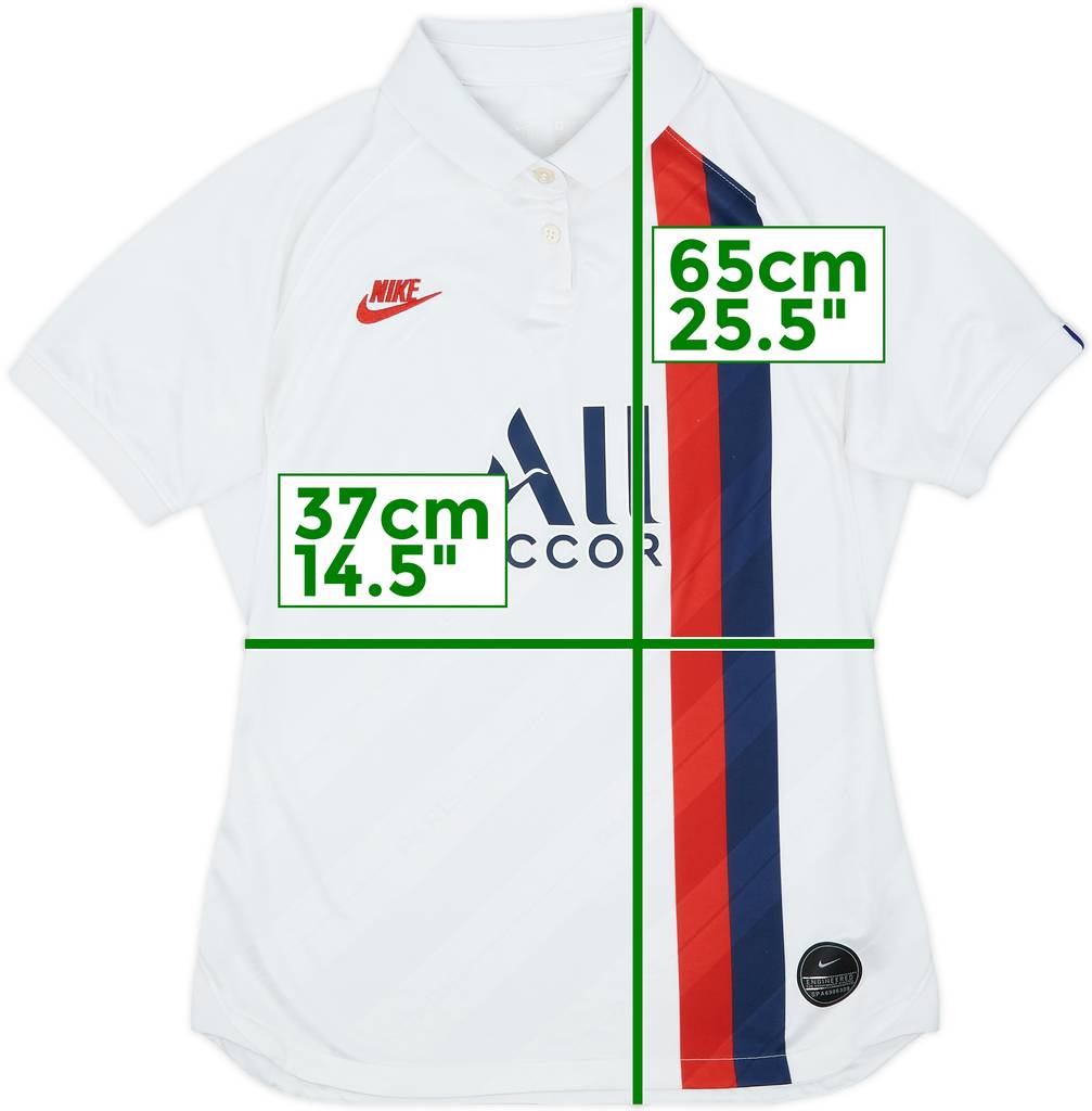 2019-20 Paris Saint-Germain Third Shirt - 8/10 - (Women's S)