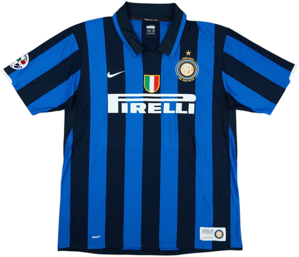 2007-08 Inter Milan Signed Home Shirt Materazzi #23