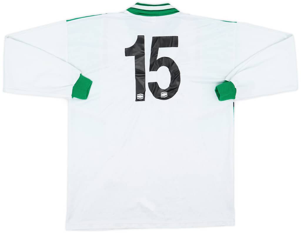 2000-02 North Ferriby United Match Issue Home L/S Shirt #15