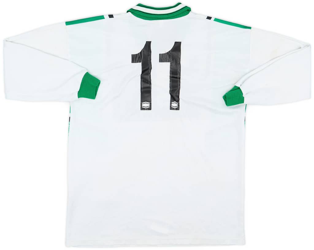 2000-02 North Ferriby United Match Issue Home L/S Shirt #11