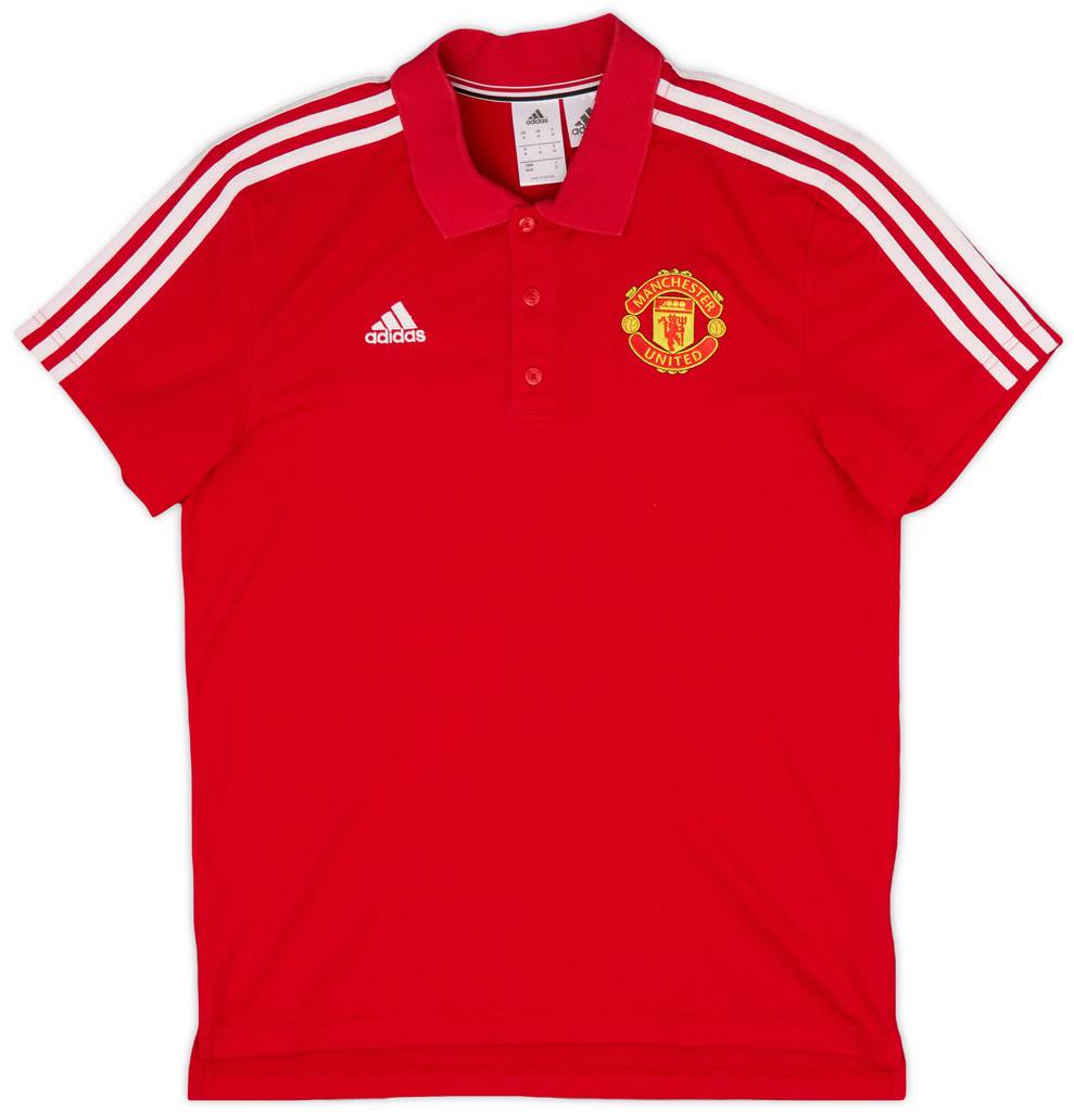 2015-16 Manchester United adidas Polo Shirt - 8/10 - (M)
