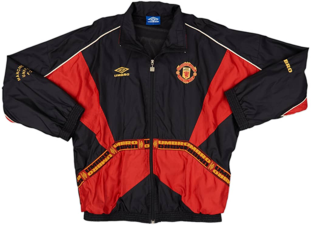 1996-97 Manchester United Umbro Track Jacket - 8/10 - (L)