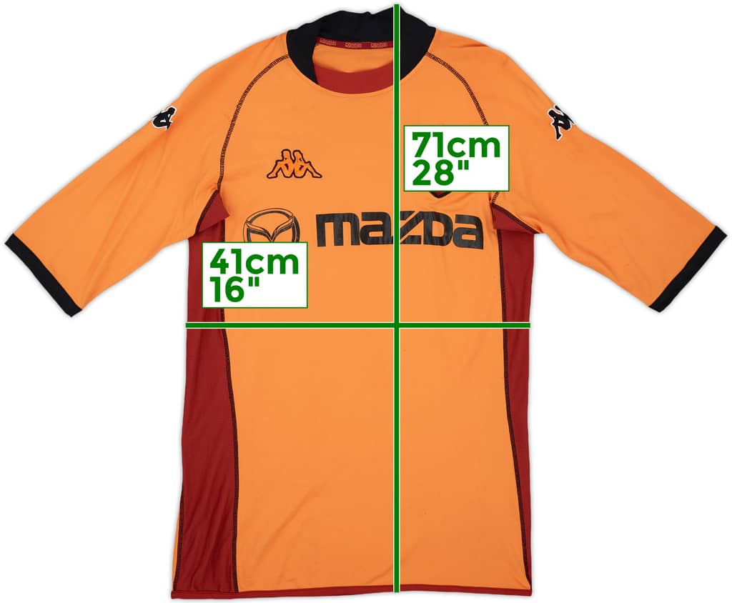 2002-03 Roma GK S/S Shirt - 7/10 - (L)