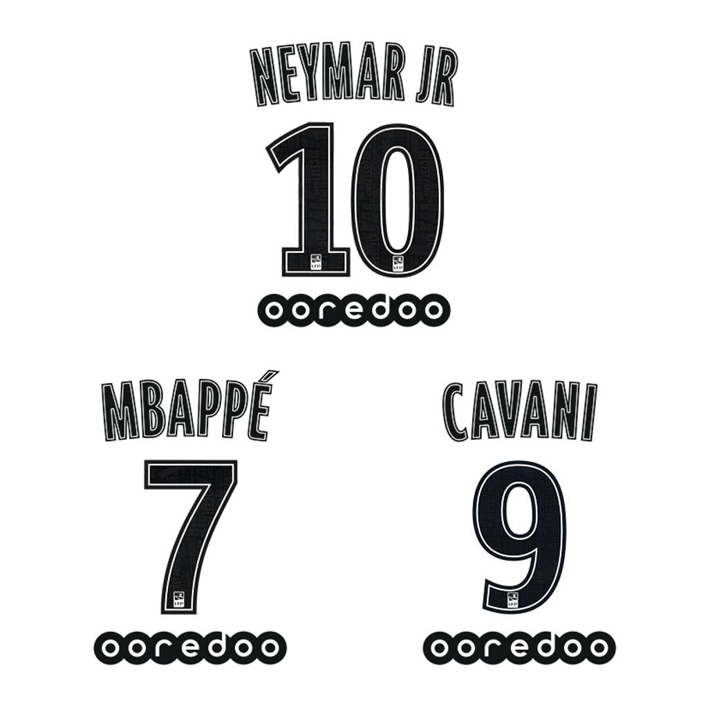2019-20 Paris Saint-Germain Away Name Set