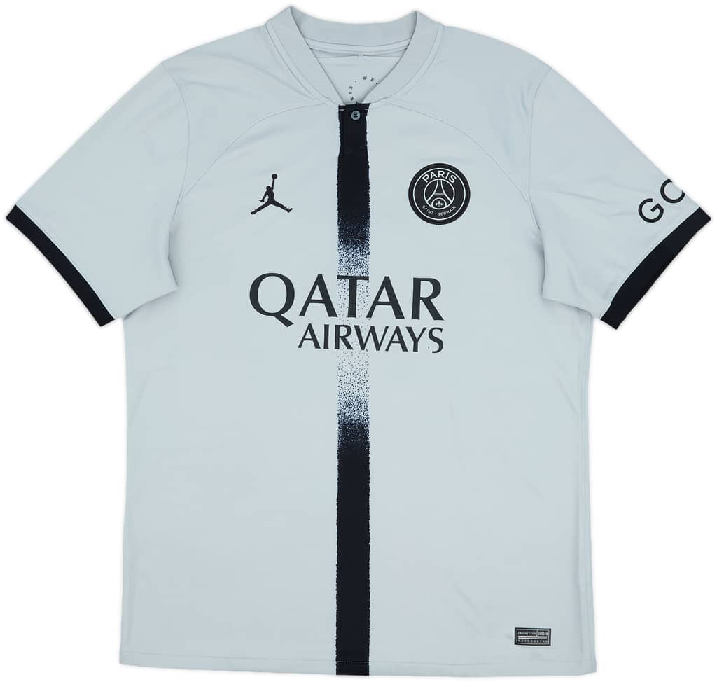 2022-23 Paris Saint-Germain Away Shirt Mbappe #7 - 6/10 - (S)