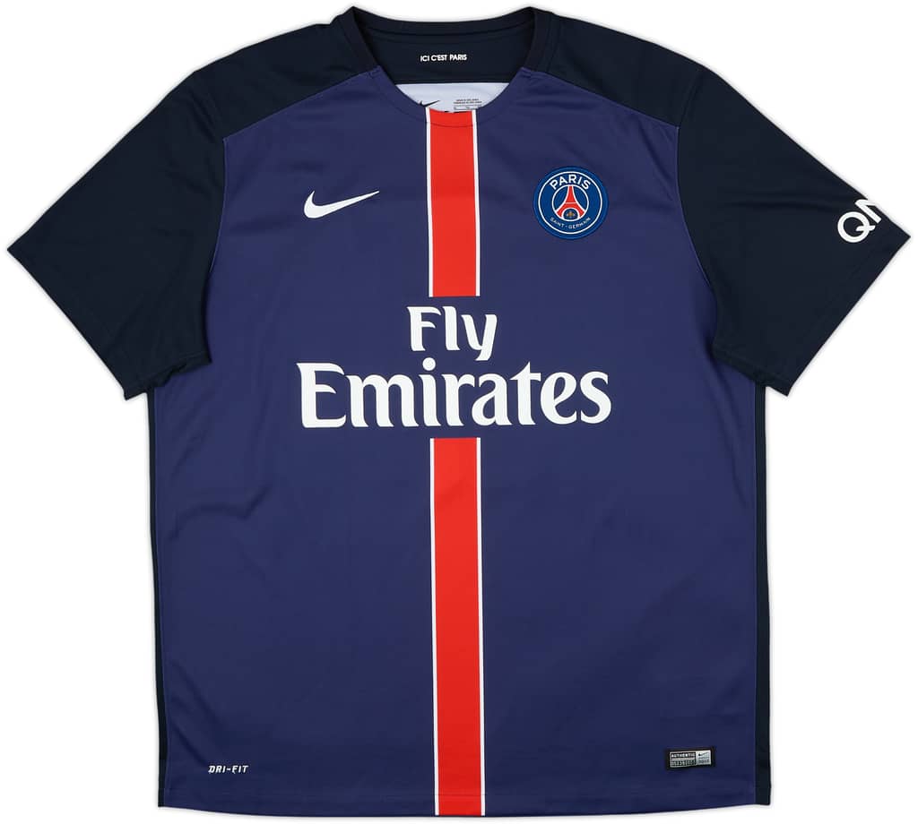 2015-16 Paris Saint-Germain Home Shirt Ibrahimovic #10 - 6/10 - (S)