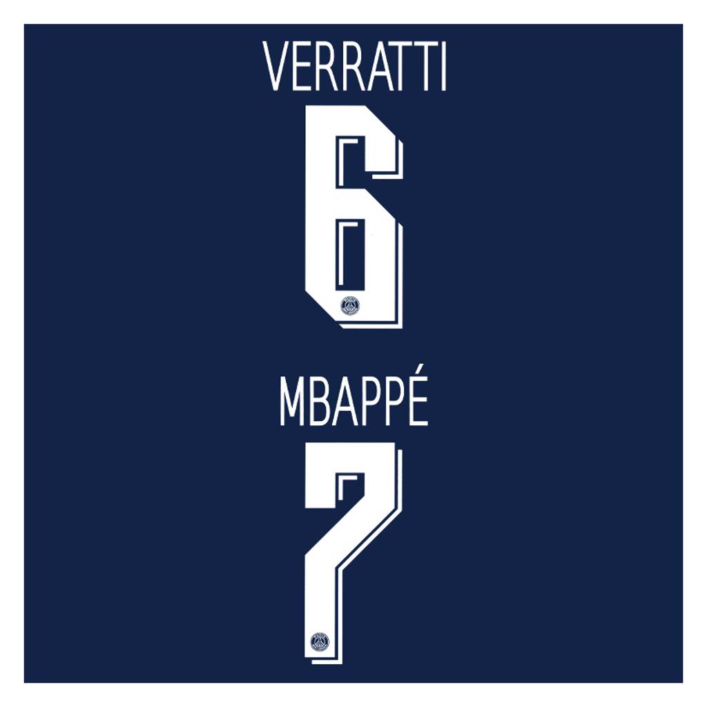 2019-20 Paris Saint-Germain European Home Name Set