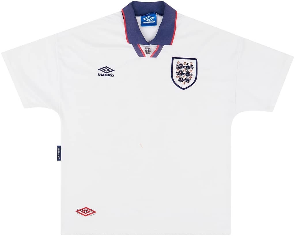 1993-95 England Home Shirt - 6/10 - (L)