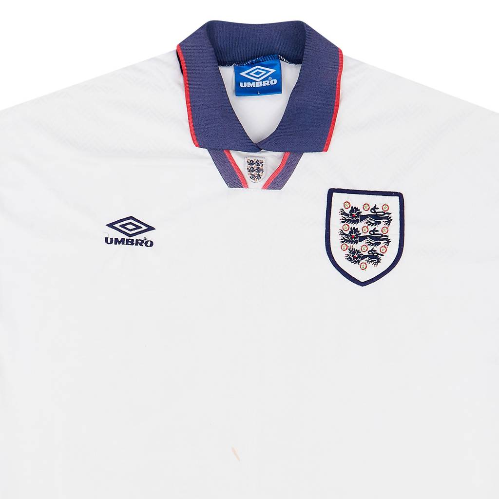1993-95 England Home Shirt - 6/10 - (L)