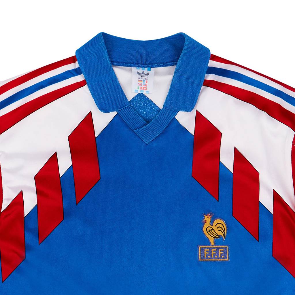 1990-92 France Home L/S Shirt - 6/10 - (S)