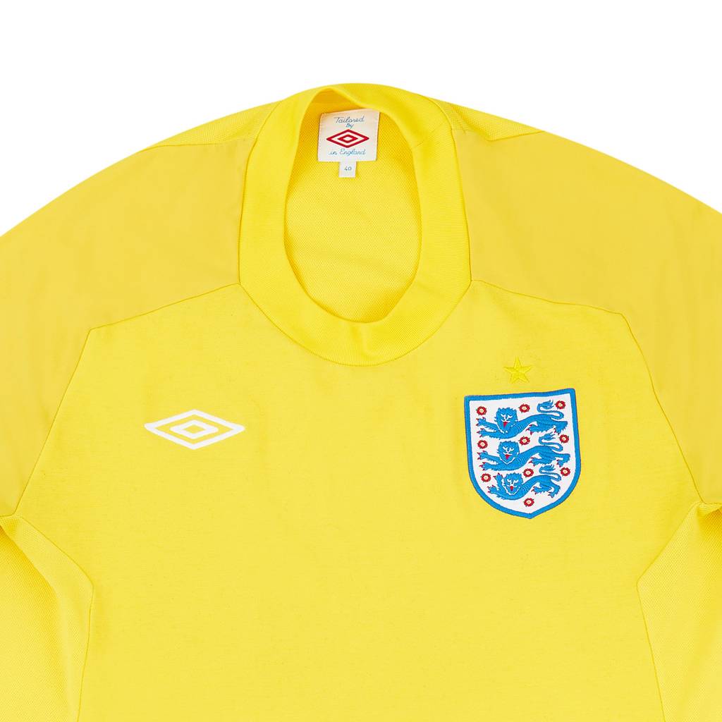 2010-11 England GK S/S Shirt - 8/10 - (M)