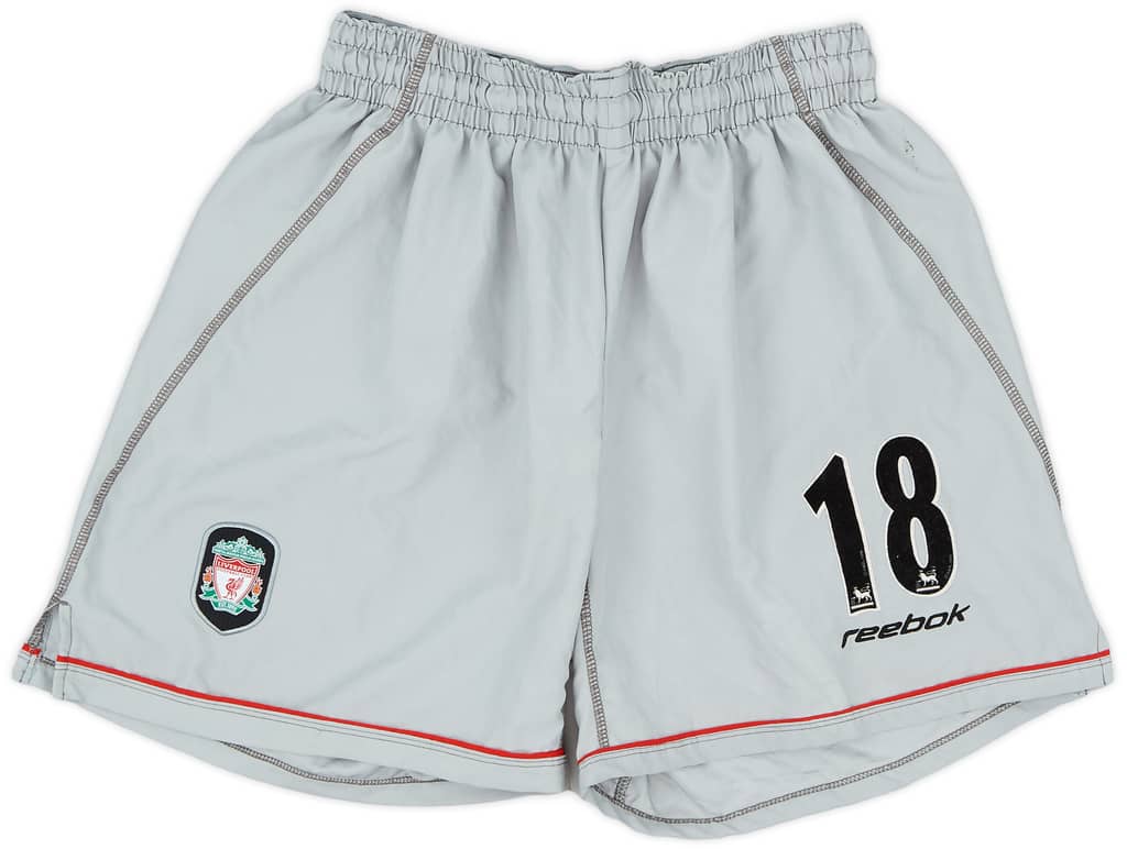 2002-03 Liverpool Player Issue GK Shorts #18 - 8/10 - (M)