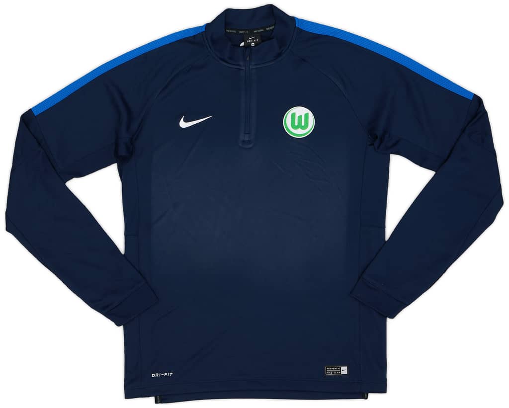 2016-17 Wolfsburg Nike 1/4 Zip Training Top - 7/10 - (M)