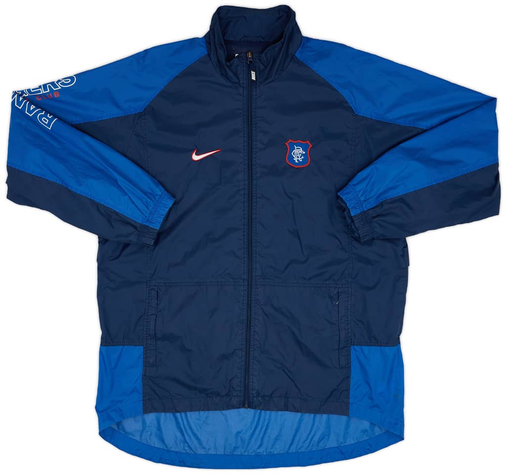 1997-98 Rangers Nike Rain Jacket - 8/10 - (XL)