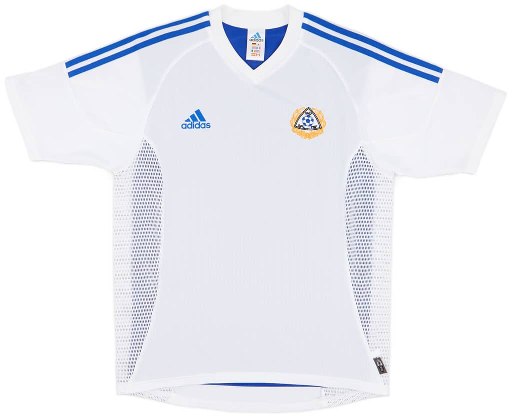 2002-04 Finland Player Issue Home Shirt Hyypia #4 - 8/10 - (S)