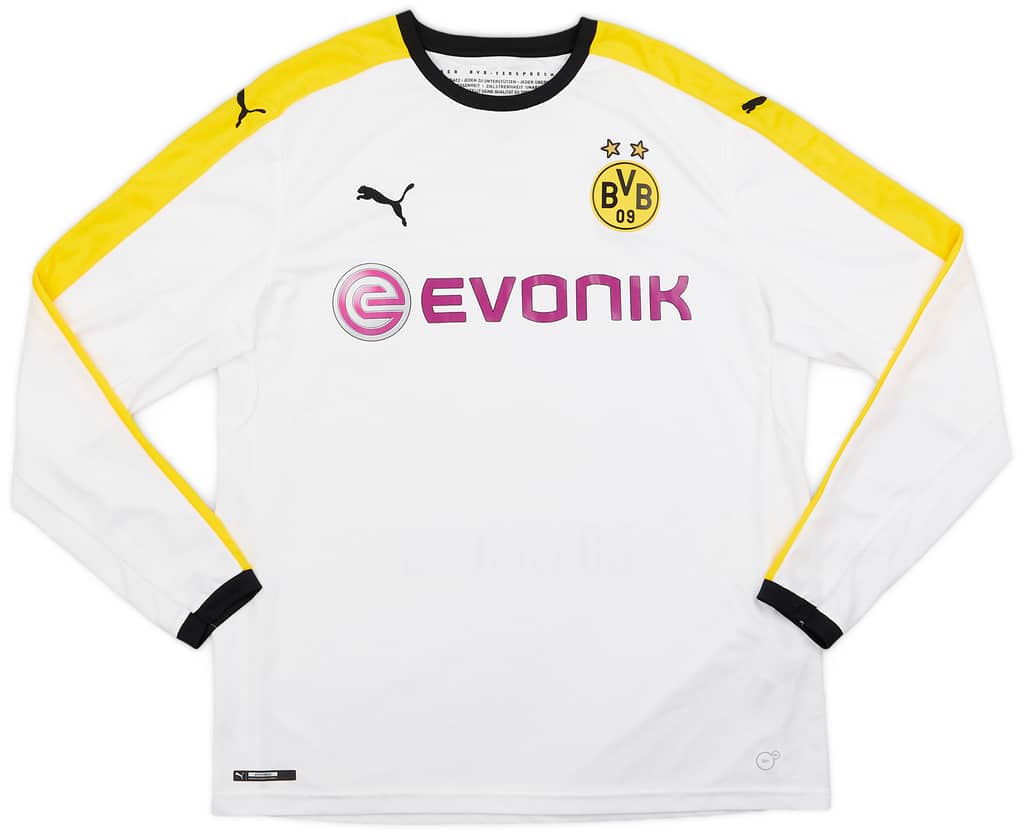 2015-16 Borussia Dortmund Third L/S Shirt - 8/10 - (XL)