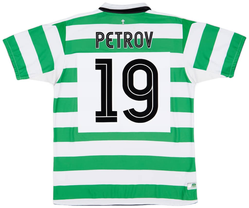 2004-05 Celtic Home Shirt Petrov #19 - 6/10 - (L)