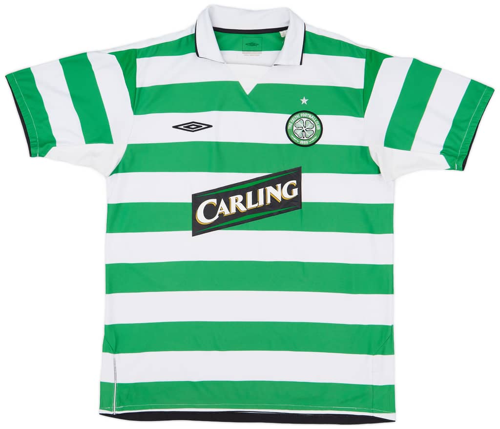 2004-05 Celtic Home Shirt Petrov #19 - 6/10 - (L)