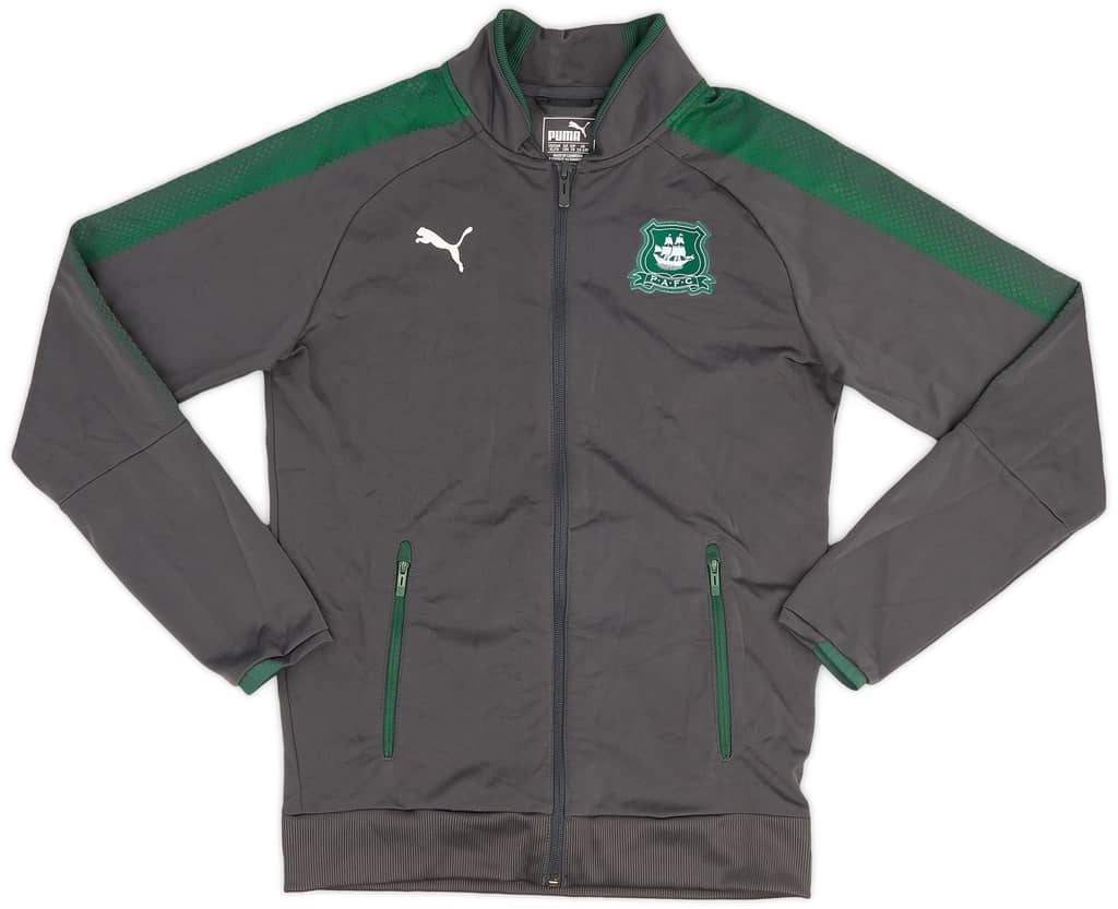 2017-18 Plymouth Puma Track Jacket - 9/10 - (L.Boys)