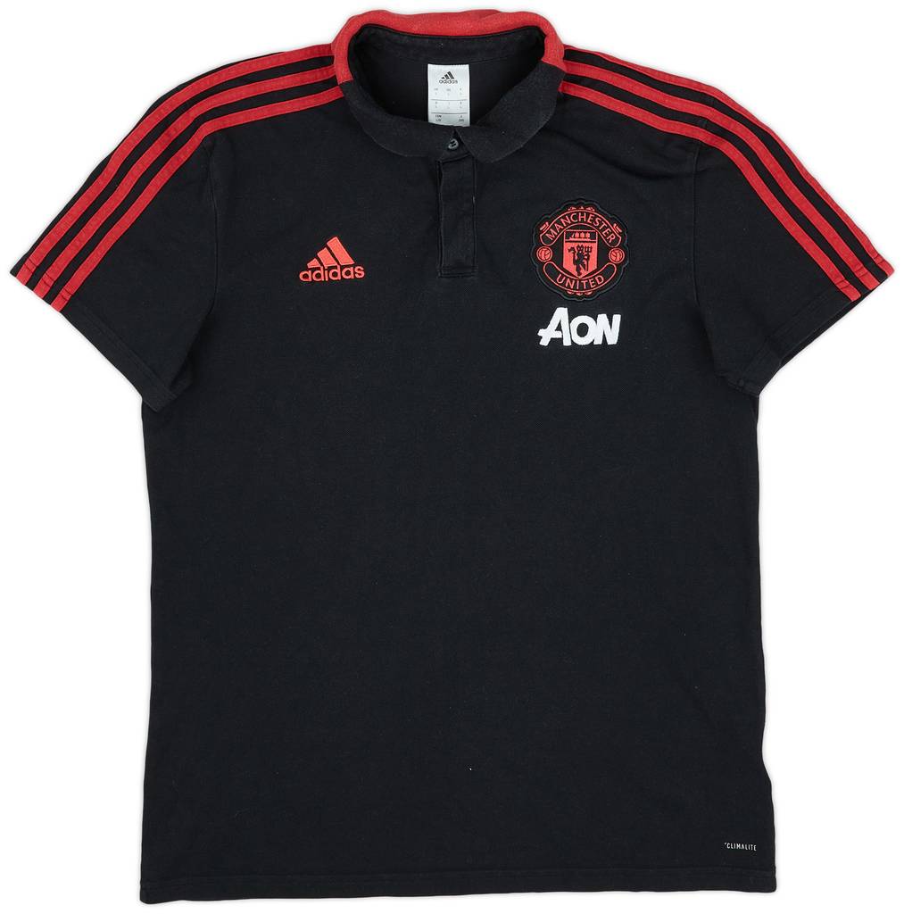 2018-19 Manchester United adidas Polo Shirt - 7/10 - (L)