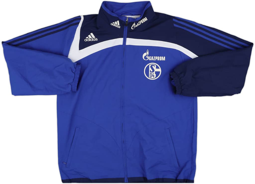 2007-08 Schalke adidas Track Jacket - 8/10 - (XL)