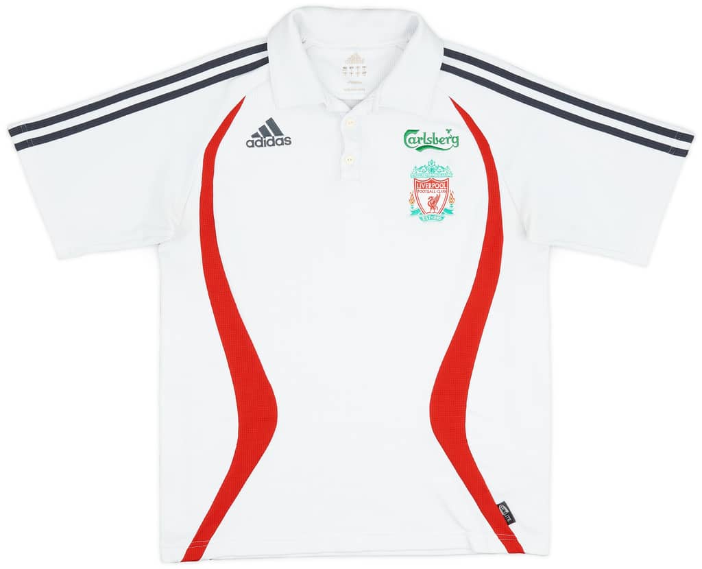 2006-07 Liverpool adidas Polo Shirt - 9/10 - (L)