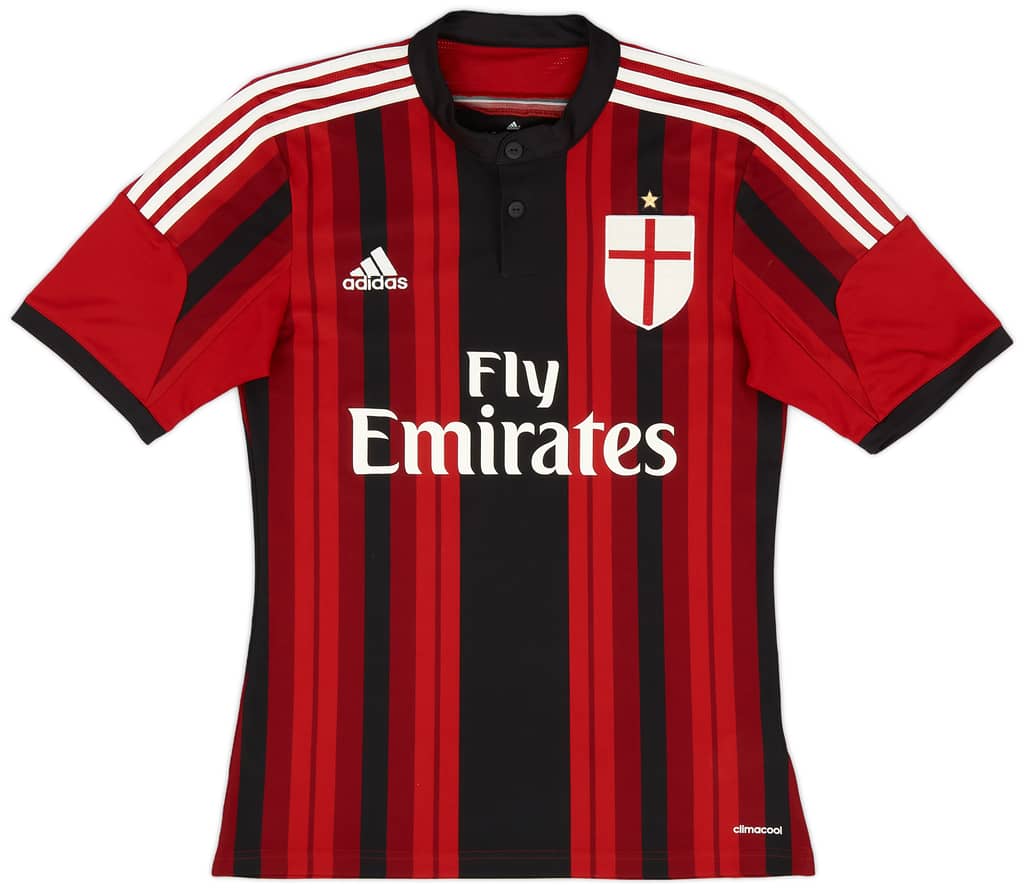 2014-15 AC Milan Home Shirt - 8/10 - (S)