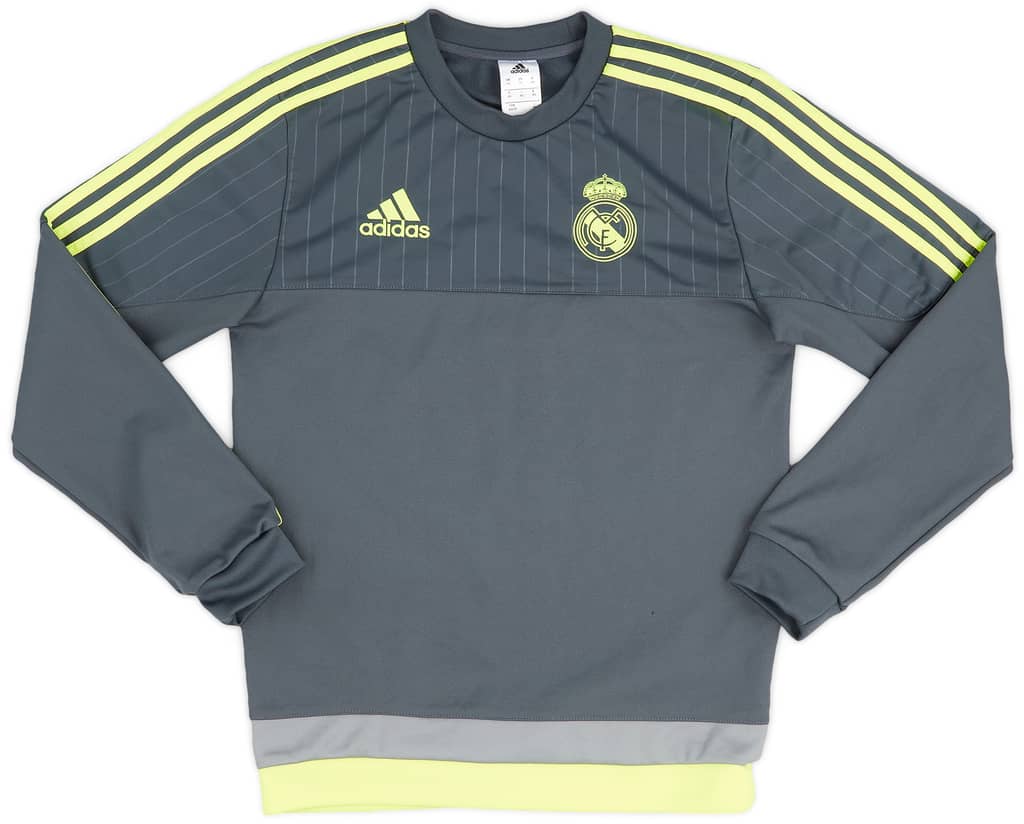 2015-16 Real Madrid adidas Sweat Top - 9/10 - (XS)