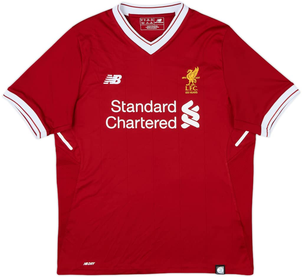 2017-18 Liverpool 125 Years Home Shirt - 6/10 - (XL.Boys)
