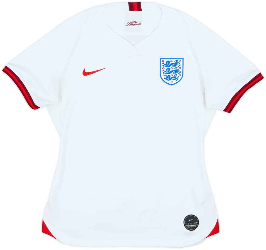 2019 England Lionesses Home Shirt - 8/10 - (Women's M)