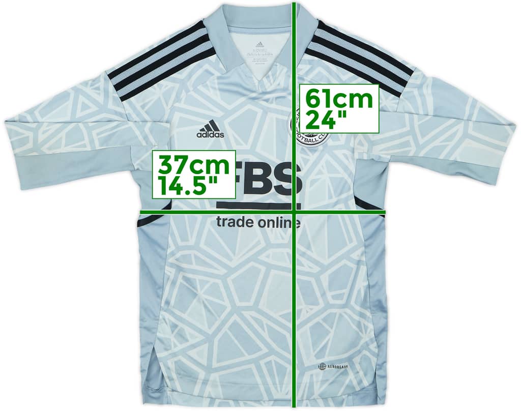 2022-23 Leeds United GK Shirt - 9/10 - (M.Boys)