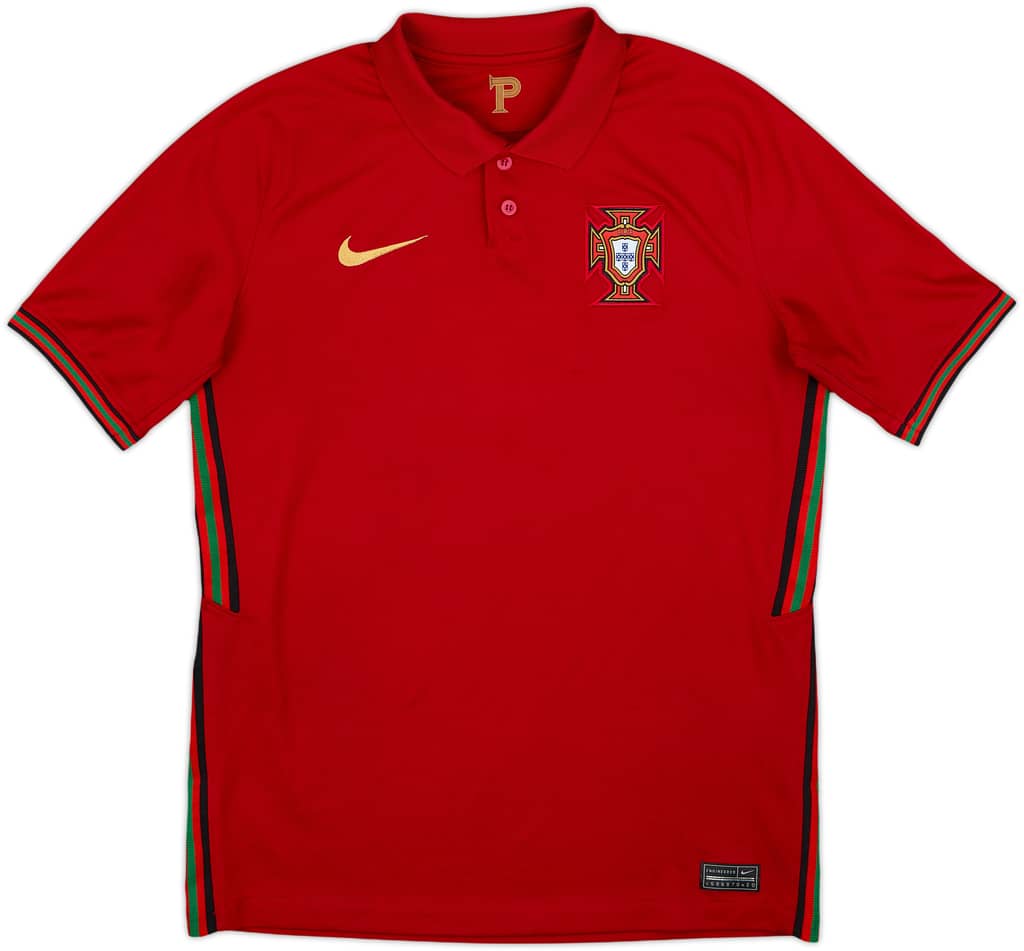 2020-21 Portugal Home Shirt - 8/10 - (XL.Boys)