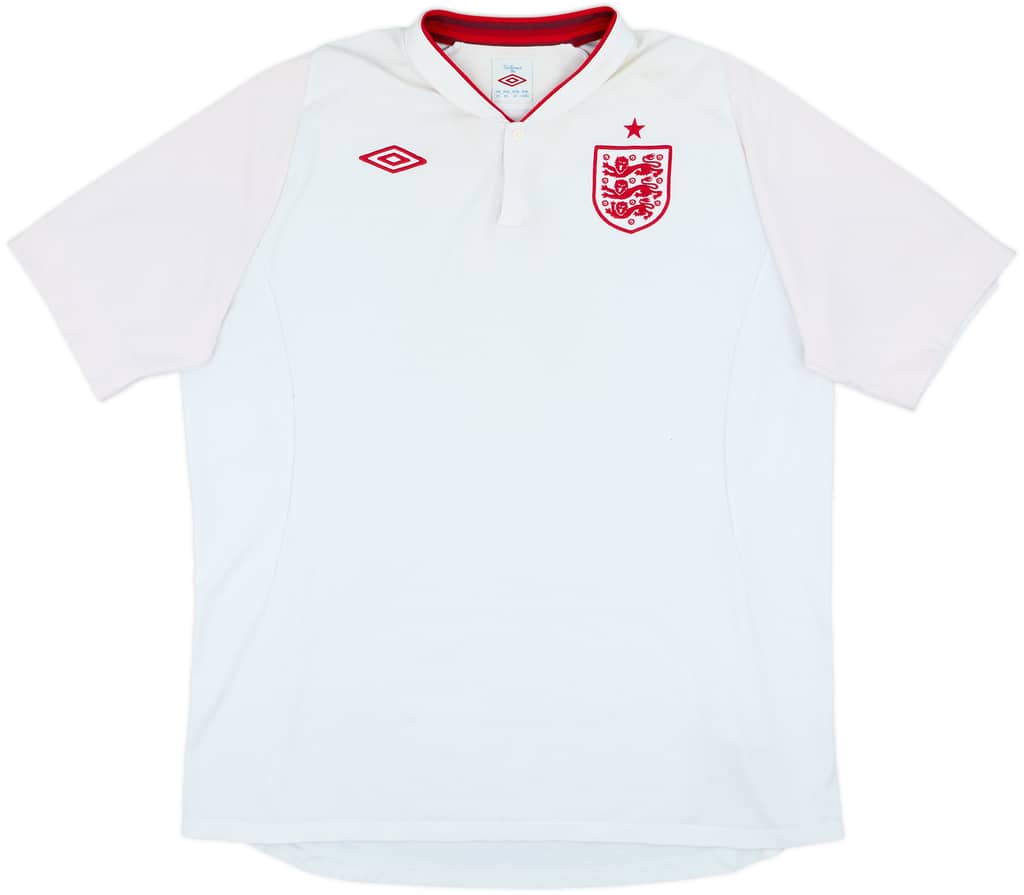 2012-13 England Home Shirt - 4/10 - (XXL)