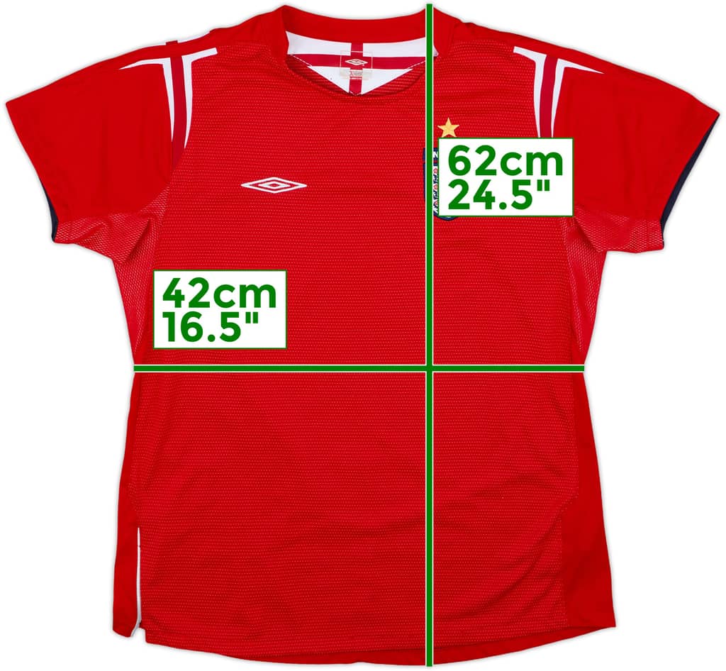 2004-06 England Away Shirt - 8/10 - (Women's M)