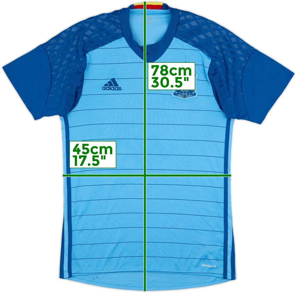 2016-17 Spain GK S/S Shirt - 9/10 - (S)