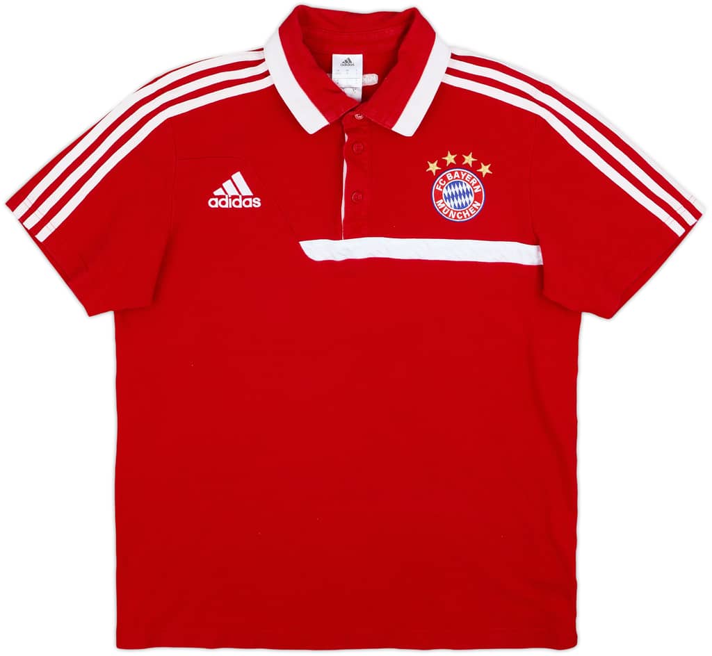 2013-14 Bayern Munich adidas Polo Shirt - 9/10 - (M)