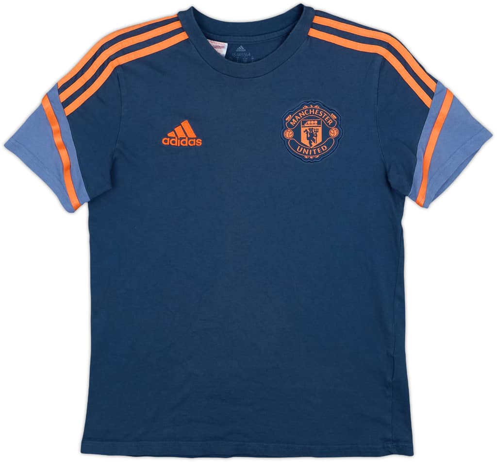 2022-23 Manchester United adidas Cotton Tee - 6/10 - (L.Boys)